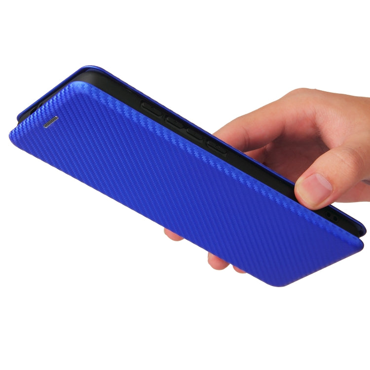 For Motorola Moto G60 / G40 Fusion Carbon Fiber Texture Horizontal Flip TPU + PC + PU Leather Case with Card Slot