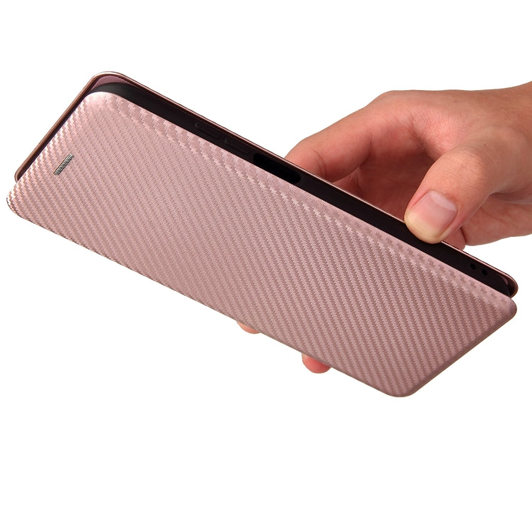 For Nokia X20 Carbon Fiber Texture Horizontal Flip TPU + PC + PU Leather Case with Card Slot