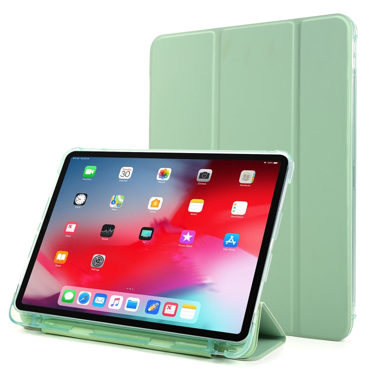 For iPad Pro 11 2022 / 2021 Multi-folding Horizontal Flip PU Leather + Shockproof Airbag TPU Tablet Case with Holder & Pen Slot & Wake-up / Sleep Function
