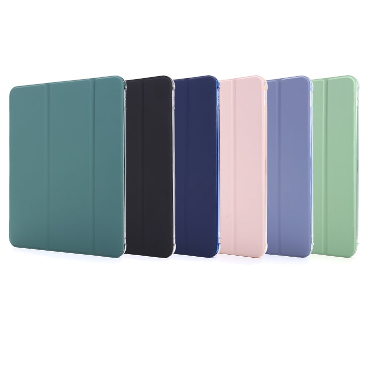 For iPad Pro 11 2022 / 2021 Multi-folding Horizontal Flip PU Leather + Shockproof Airbag TPU Tablet Case with Holder & Pen Slot & Wake-up / Sleep Function