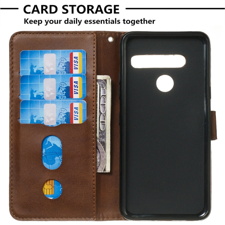 For LG G8s ThinQ Zipper Horizontal Flip Leather Case with Wallet & Holder & Card Slots