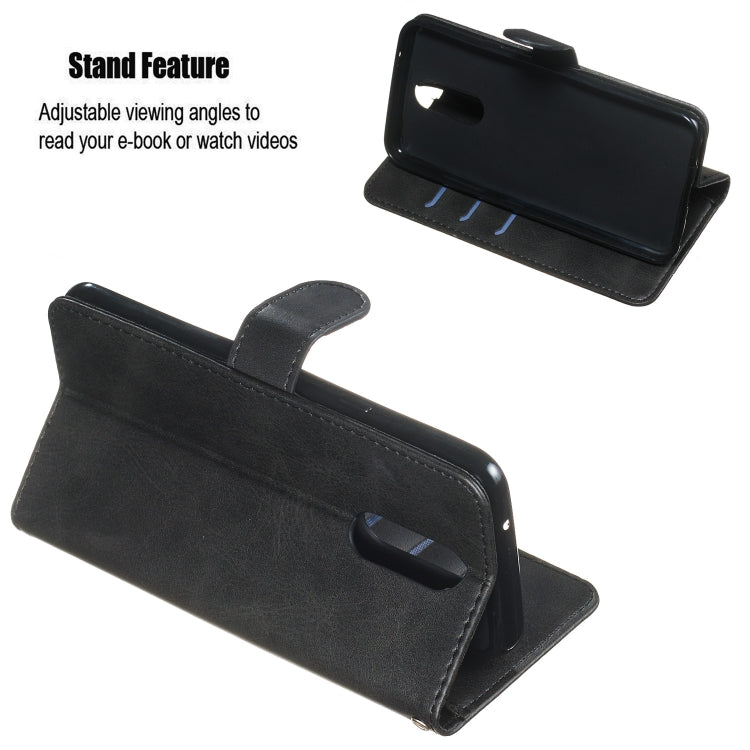 For LG K40 / K12 Plus Zipper Horizontal Flip Leather Case with Wallet & Holder & Card Slots