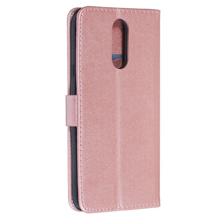 For LG K40 / K12 Plus Zipper Horizontal Flip Leather Case with Wallet & Holder & Card Slots