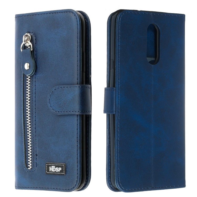 For LG Q Stylo 4 / Q8 (2018) Zipper Horizontal Flip Leather Case with Wallet & Holder & Card Slots