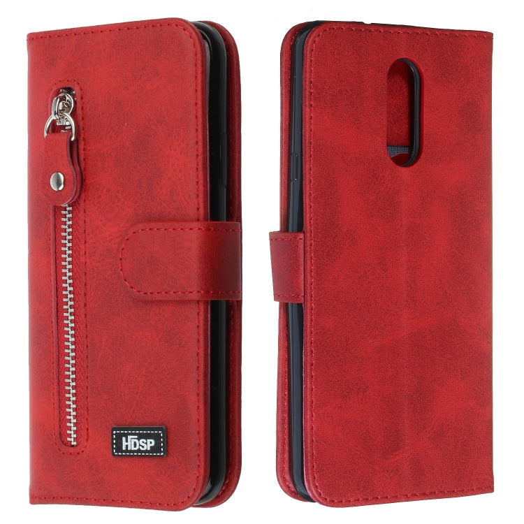 For LG Q Stylo 4 / Q8 (2018) Zipper Horizontal Flip Leather Case with Wallet & Holder & Card Slots