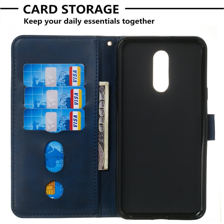 For LG Q Stylo 5 Zipper Horizontal Flip Leather Case with Wallet & Holder & Card Slots