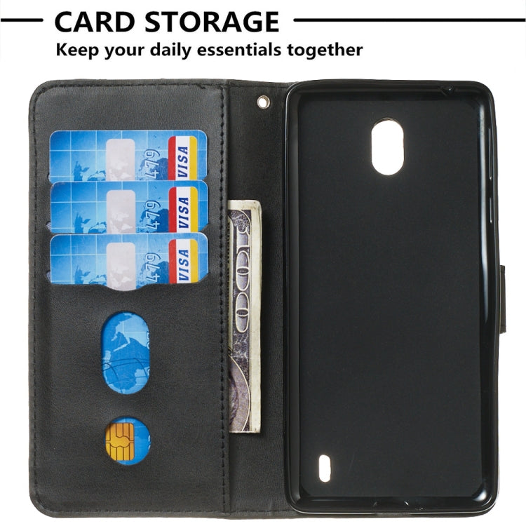For Nokia 1 Plus Zipper Horizontal Flip Leather Case with Wallet & Holder & Card Slots