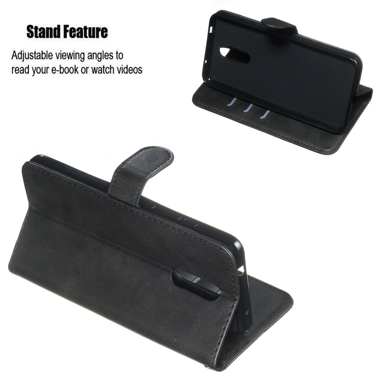 For Nokia 3.2 Zipper Horizontal Flip Leather Case with Wallet & Holder & Card Slots