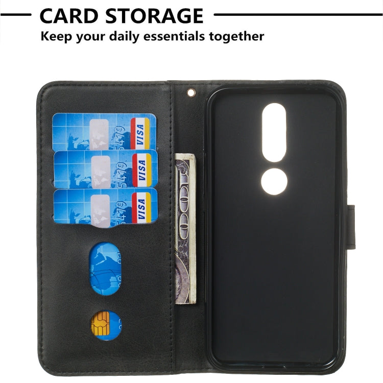 For Nokia 4.2 Zipper Horizontal Flip Leather Case with Wallet & Holder & Card Slots