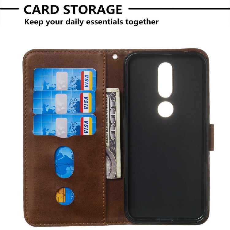 For Nokia 4.2 Zipper Horizontal Flip Leather Case with Wallet & Holder & Card Slots
