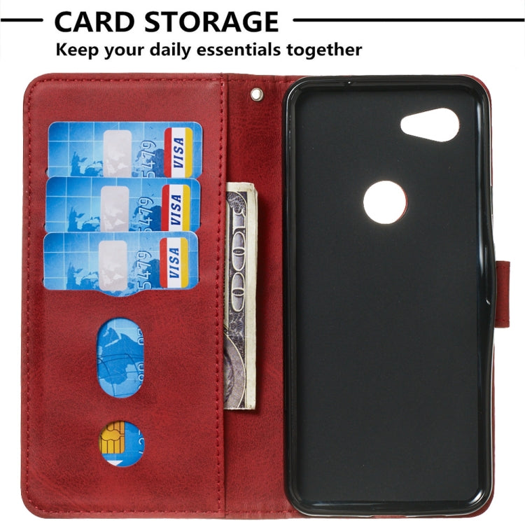 For Google Pixel 3a Zipper Horizontal Flip Leather Case with Wallet & Holder & Card Slots
