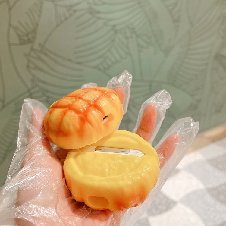 Pineapple Bun Shape Silicone Protective Case For AirPods 1 / 2