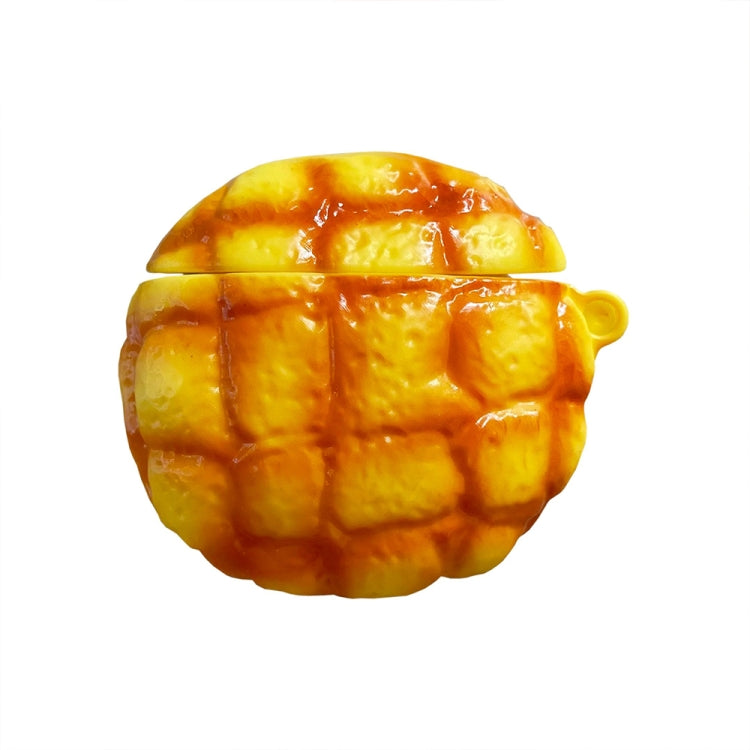 Pineapple Bun Shape Silicone Protective Case For AirPods Pro