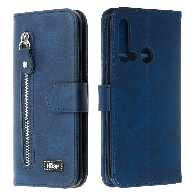 For Huawei P20 Lite (2019) Zipper Horizontal Flip Leather Case with Wallet & Holder & Card Slots