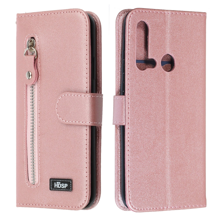 For Huawei P20 Lite (2019) Zipper Horizontal Flip Leather Case with Wallet & Holder & Card Slots