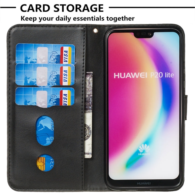 For Huawei P20 Lite / nova 3e Zipper Horizontal Flip Leather Case with Wallet & Holder & Card Slots