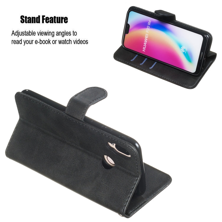 For Huawei P20 Lite / nova 3e Zipper Horizontal Flip Leather Case with Wallet & Holder & Card Slots
