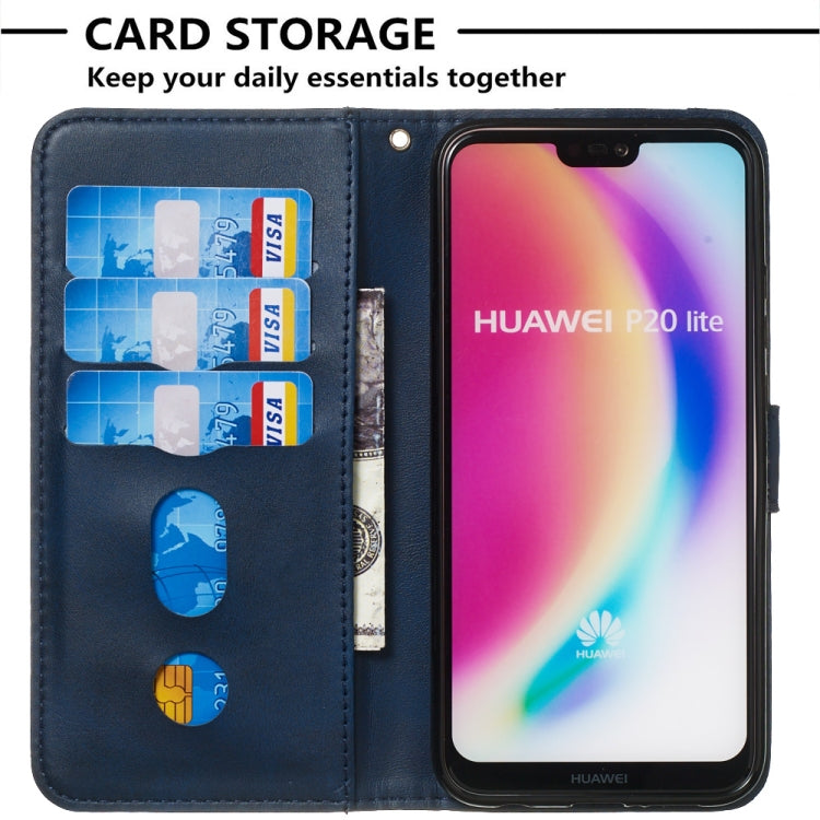 For Huawei P20 Lite / nova 3e Zipper Horizontal Flip Leather Case with Wallet & Holder & Card Slots