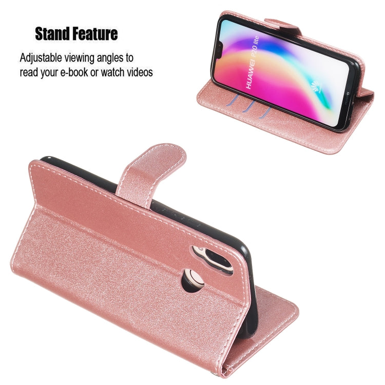 For Huawei P20 Lite / nova 3e Zipper Horizontal Flip Leather Case with Wallet & Holder & Card Slots
