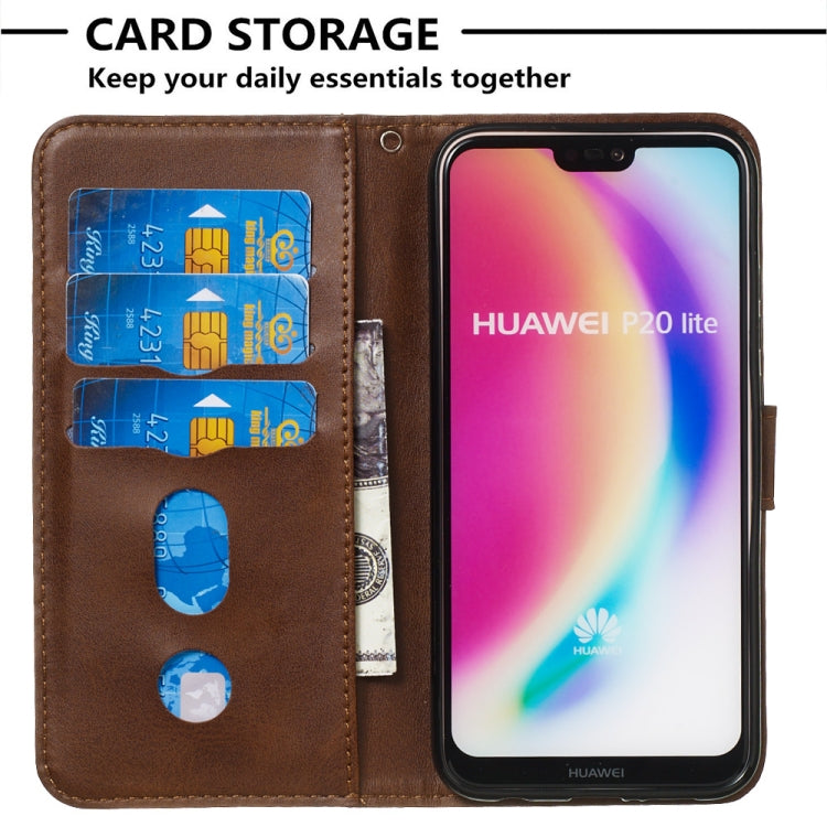 For Huawei P20 Lite / nova 3e Zipper Horizontal Flip Leather Case with Wallet & Holder & Card Slots