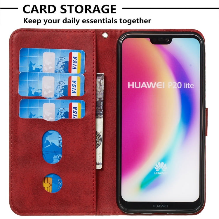 For Huawei P20 Lite / nova 3e Zipper Horizontal Flip Leather Case with Wallet & Holder & Card Slots