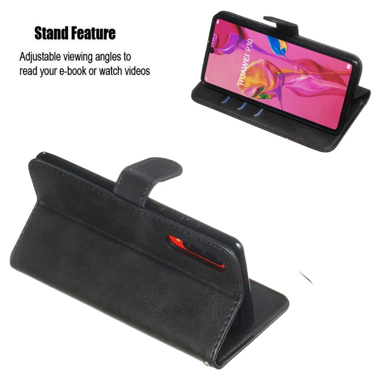 For Huawei P30 Zipper Horizontal Flip Leather Case with Wallet & Holder & Card Slots