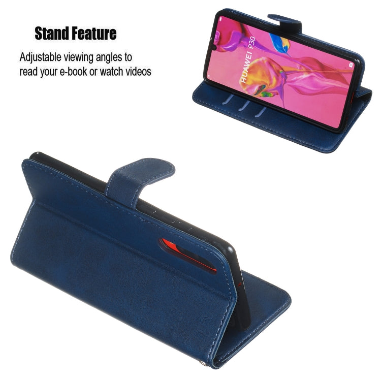 For Huawei P30 Zipper Horizontal Flip Leather Case with Wallet & Holder & Card Slots