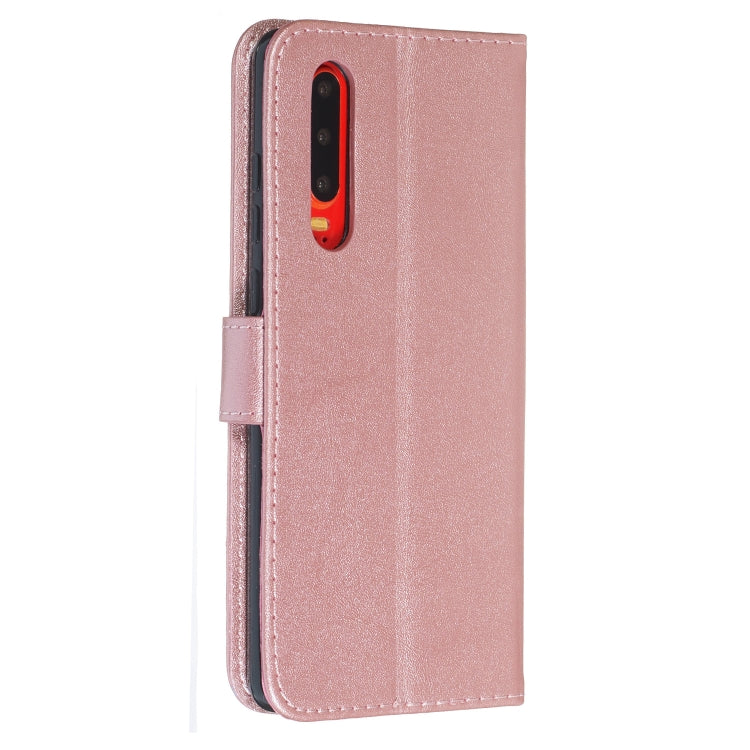 For Huawei P30 Zipper Horizontal Flip Leather Case with Wallet & Holder & Card Slots