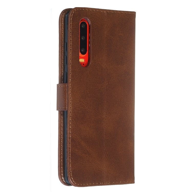 For Huawei P30 Zipper Horizontal Flip Leather Case with Wallet & Holder & Card Slots