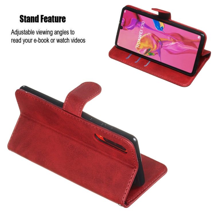 For Huawei P30 Zipper Horizontal Flip Leather Case with Wallet & Holder & Card Slots