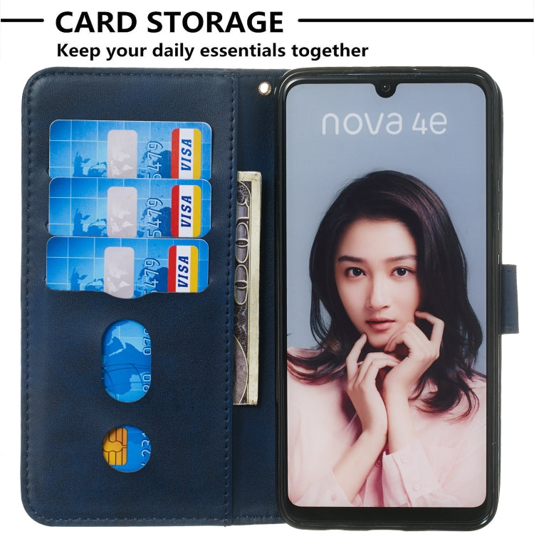 For Huawei P30 Lite / nova 4e Zipper Horizontal Flip Leather Case with Wallet & Holder & Card Slots