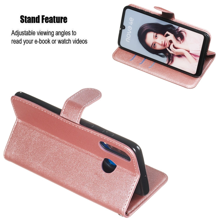 For Huawei P30 Lite / nova 4e Zipper Horizontal Flip Leather Case with Wallet & Holder & Card Slots