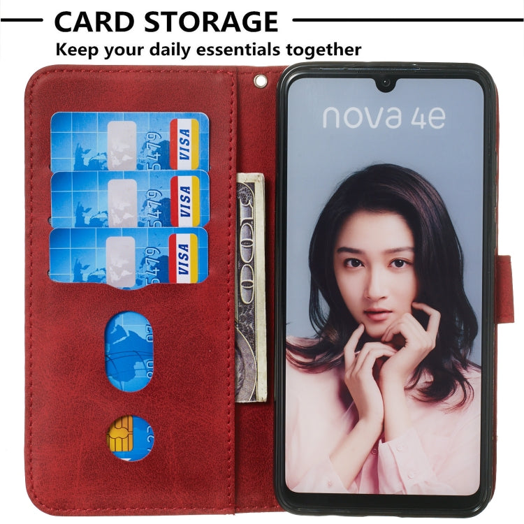For Huawei P30 Lite / nova 4e Zipper Horizontal Flip Leather Case with Wallet & Holder & Card Slots