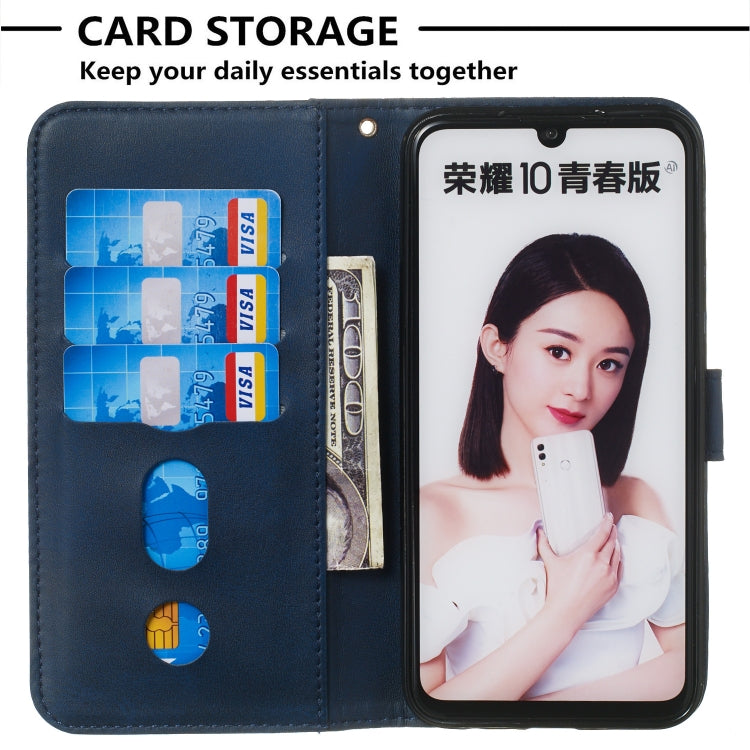 For Huawei P Smart (2019) Zipper Horizontal Flip Leather Case with Wallet & Holder & Card Slots