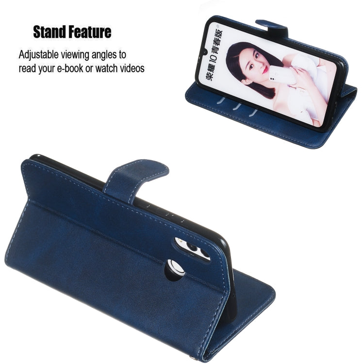 For Huawei P Smart (2019) Zipper Horizontal Flip Leather Case with Wallet & Holder & Card Slots