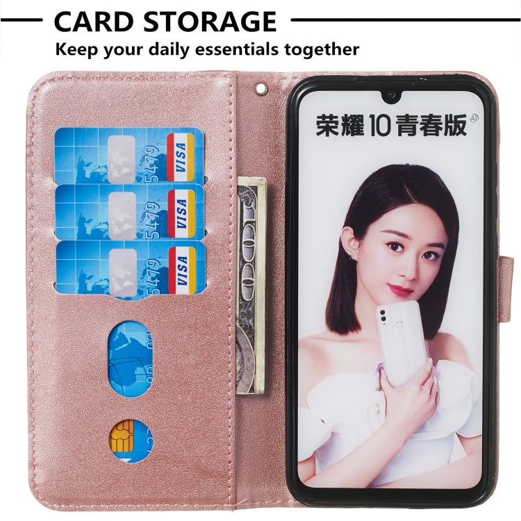 For Huawei P Smart (2019) Zipper Horizontal Flip Leather Case with Wallet & Holder & Card Slots
