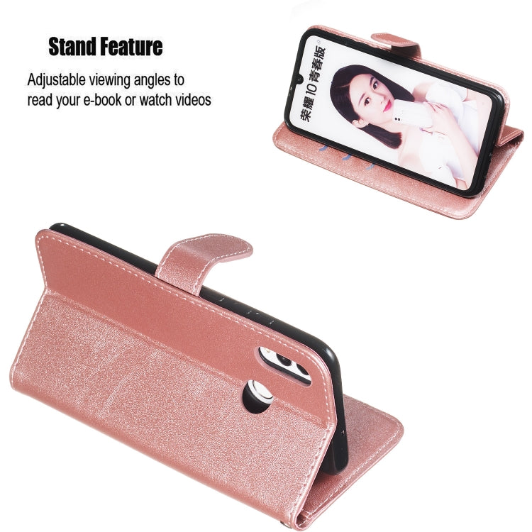 For Huawei P Smart (2019) Zipper Horizontal Flip Leather Case with Wallet & Holder & Card Slots