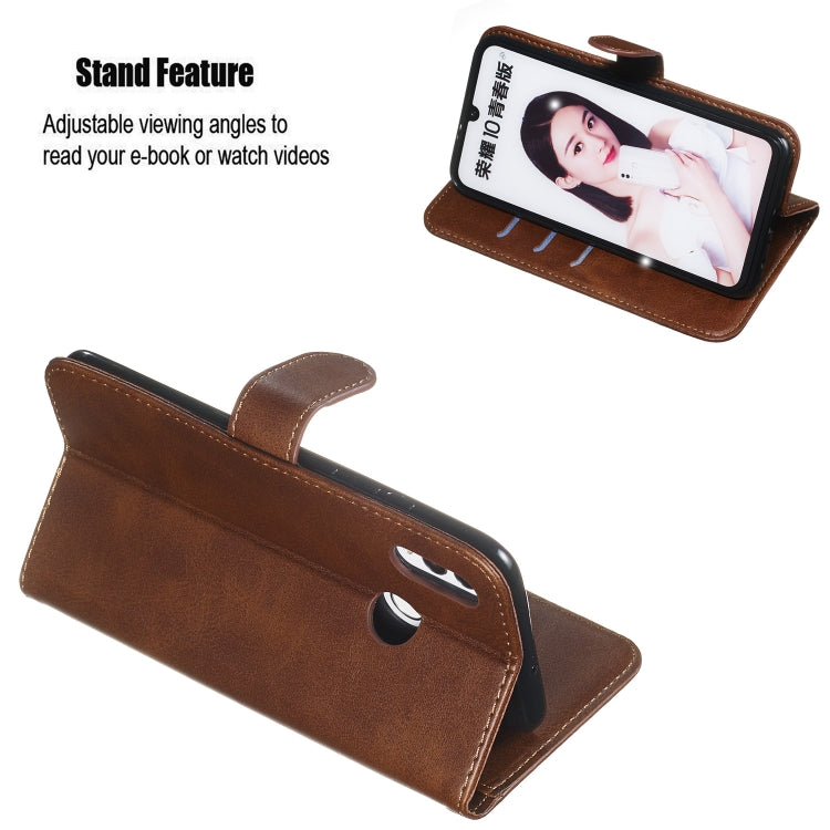 For Huawei P Smart (2019) Zipper Horizontal Flip Leather Case with Wallet & Holder & Card Slots