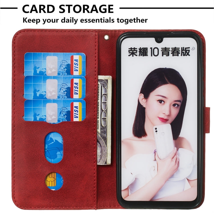 For Huawei P Smart (2019) Zipper Horizontal Flip Leather Case with Wallet & Holder & Card Slots