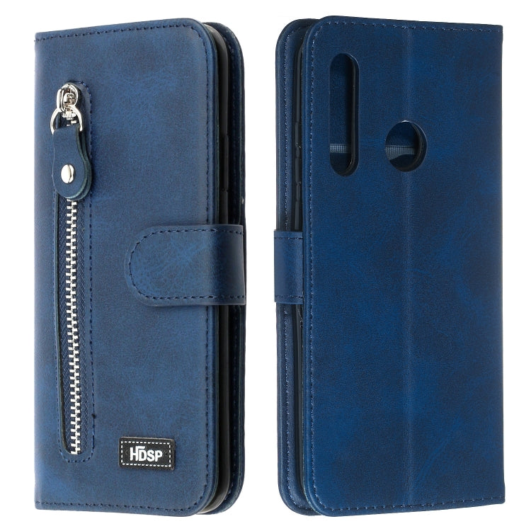 For Huawei P Smart+ (2019) Zipper Horizontal Flip Leather Case with Wallet & Holder & Card Slots