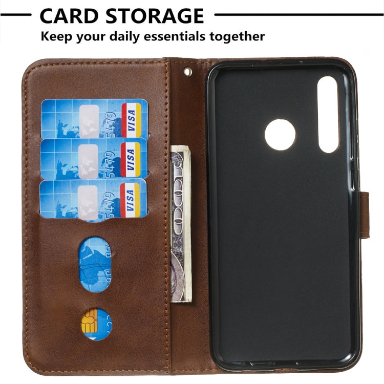 For Huawei P Smart Z Zipper Horizontal Flip Leather Case with Wallet & Holder & Card Slots