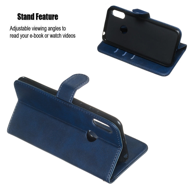 For Huawei Y6 (2019) / Honor 8A Zipper Horizontal Flip Leather Case with Wallet & Holder & Card Slots