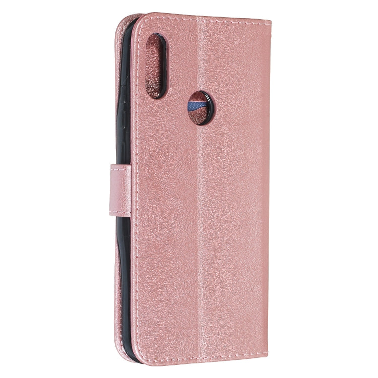 For Huawei Y7 (2019) Zipper Horizontal Flip Leather Case with Wallet & Holder & Card Slots