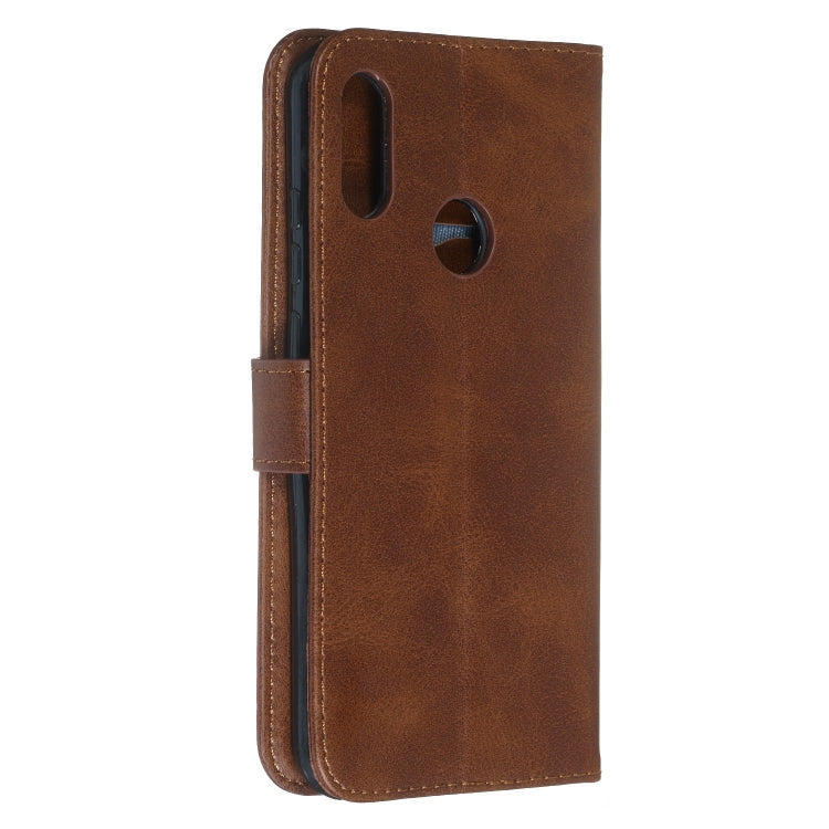For Huawei Y7 (2019) Zipper Horizontal Flip Leather Case with Wallet & Holder & Card Slots
