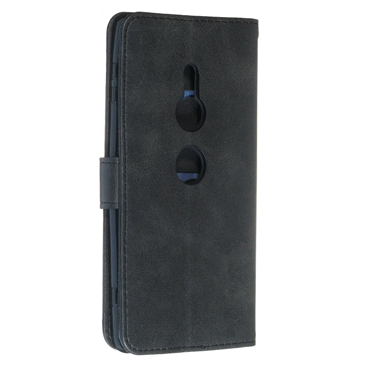 For Sony Xperia XZ2 Zipper Horizontal Flip Leather Case with Wallet & Holder & Card Slots