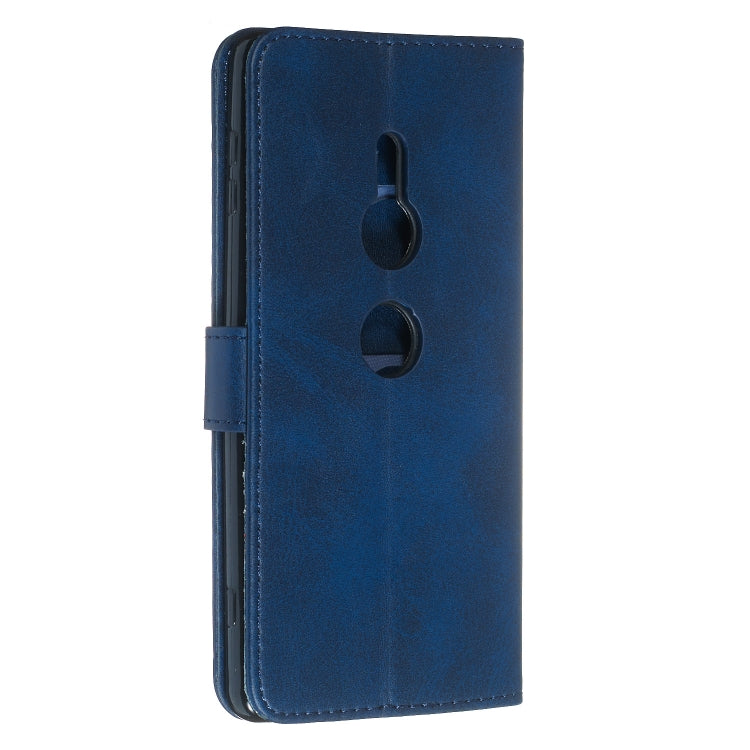 For Sony Xperia XZ2 Zipper Horizontal Flip Leather Case with Wallet & Holder & Card Slots