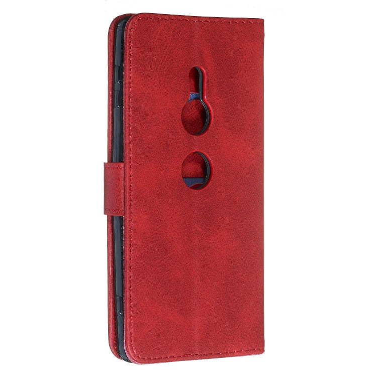 For Sony Xperia XZ2 Zipper Horizontal Flip Leather Case with Wallet & Holder & Card Slots
