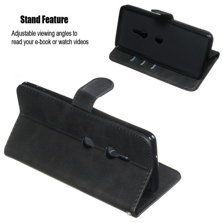 For Sony Xperia XZ3 Zipper Horizontal Flip Leather Case with Wallet & Holder & Card Slots