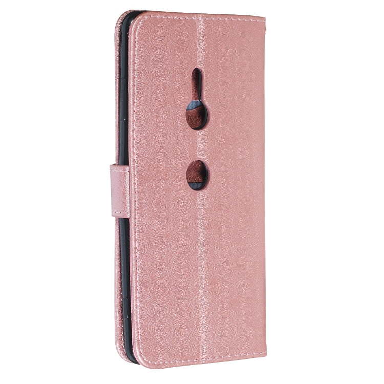 For Sony Xperia XZ3 Zipper Horizontal Flip Leather Case with Wallet & Holder & Card Slots