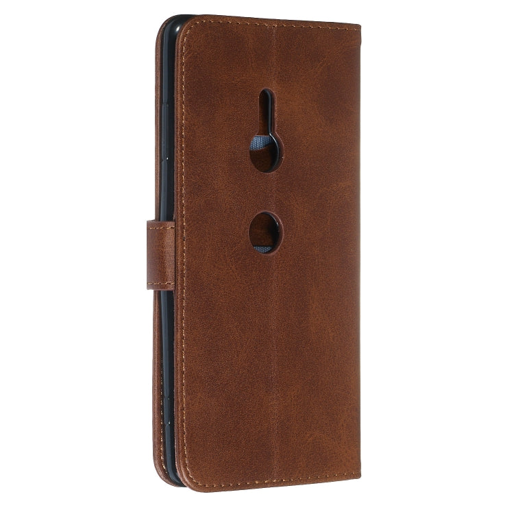 For Sony Xperia XZ3 Zipper Horizontal Flip Leather Case with Wallet & Holder & Card Slots